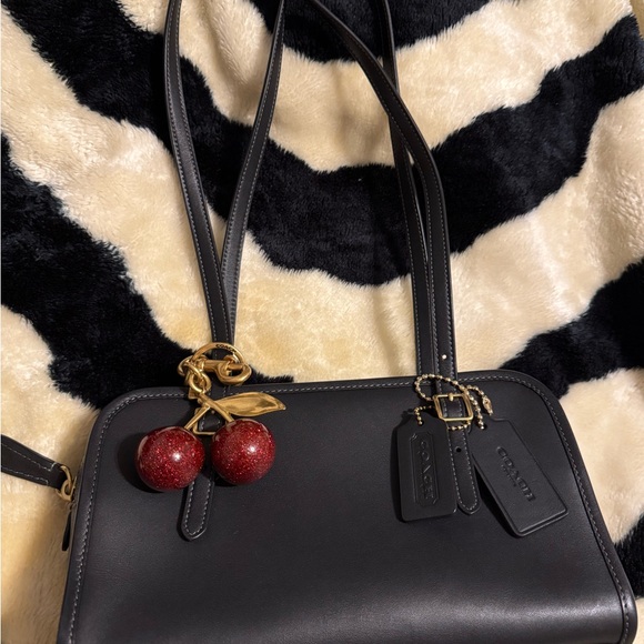 Coach Swing Zip Bag with Cherry Charm - Picture 1 of 5